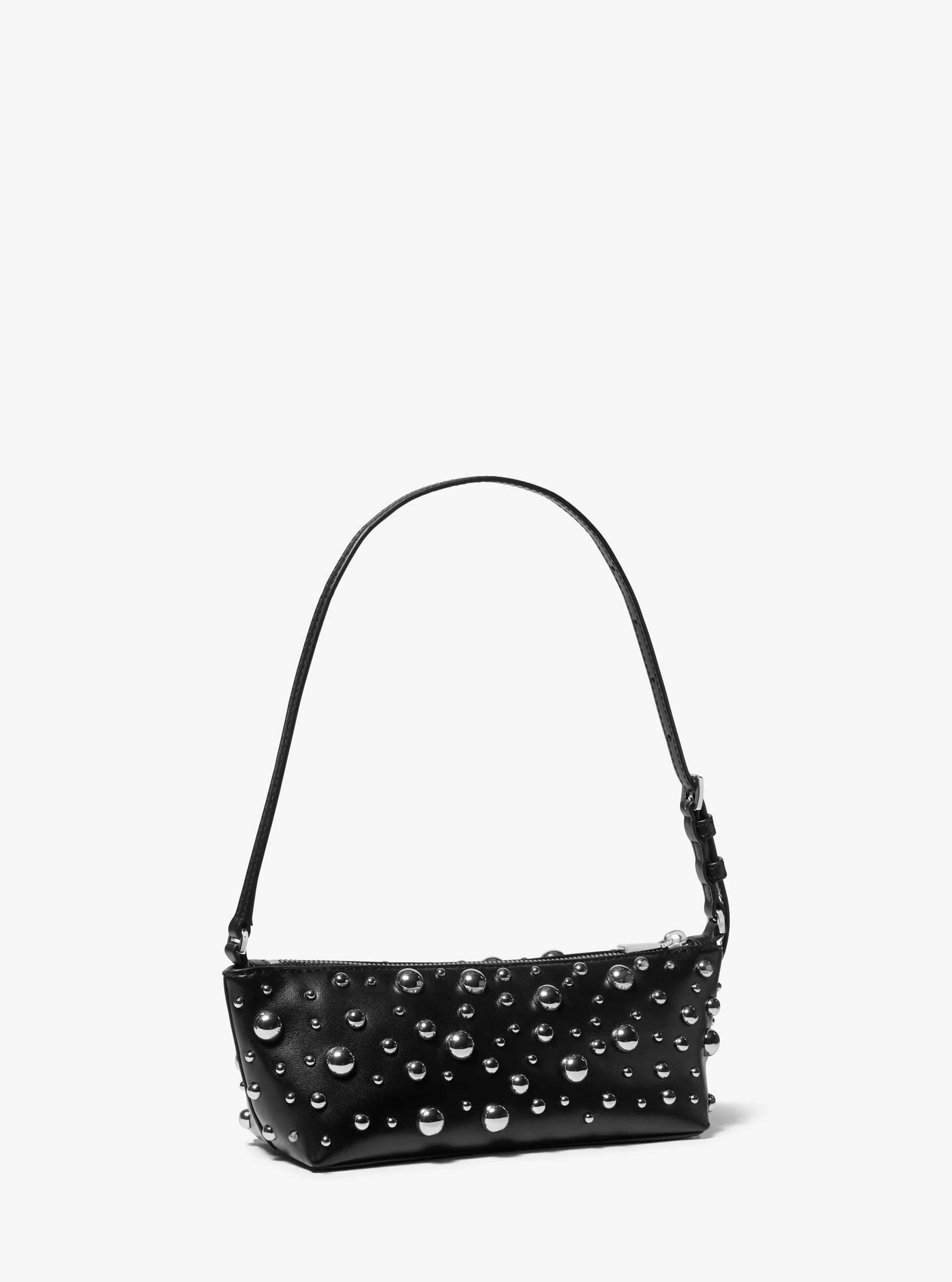 Michael Kors Laila Small Studded Satin Pochette - Preorder