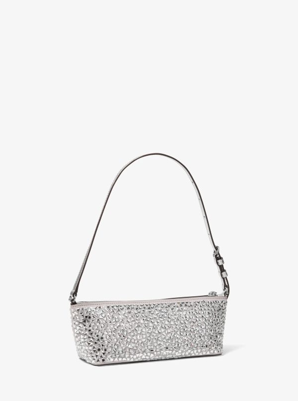 Michael Kors Laila Small Mirror Embellished Pochette - Preorder