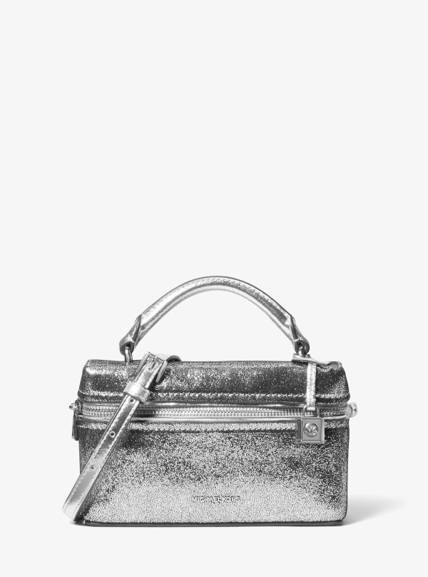 Michael Kors Jana Extra-Small Metallic Leather Crossbody Bag - Preorder