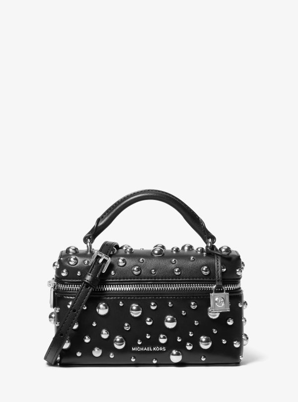 Michael Kors Jana Extra-Small Studded Satin Crossbody Bag - Preorder