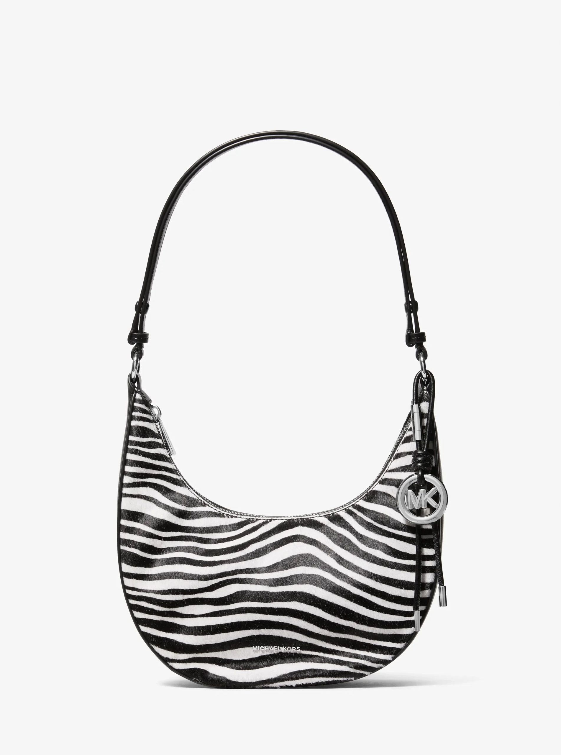 Michael Kors Nolita Small Zebra Print Calf Hair Convertible Pochette - Preorder