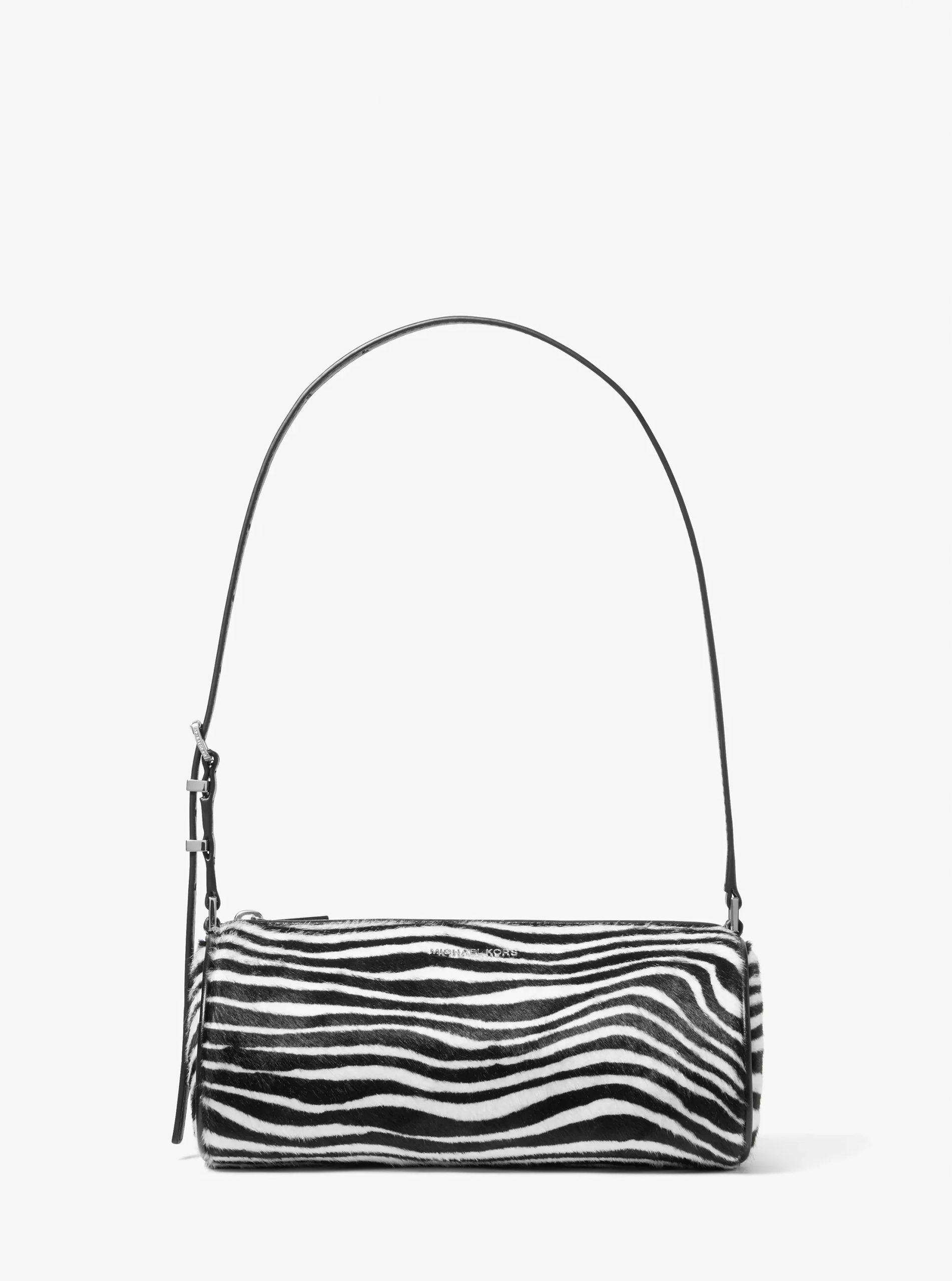 Michael Kors Izzy Small Zebra Print Calf Hair Pochette - Preorder