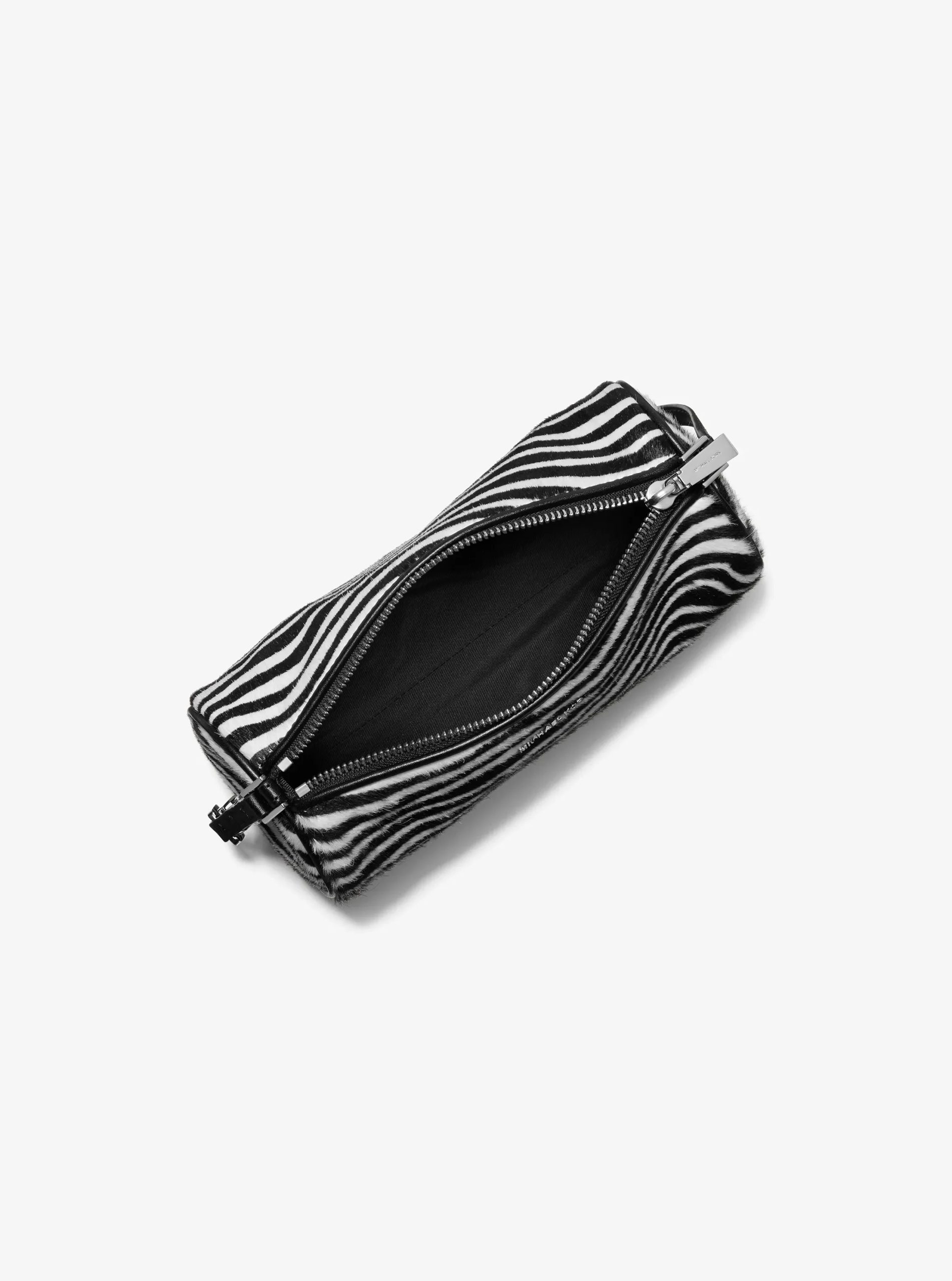 Michael Kors Izzy Small Zebra Print Calf Hair Pochette - Preorder