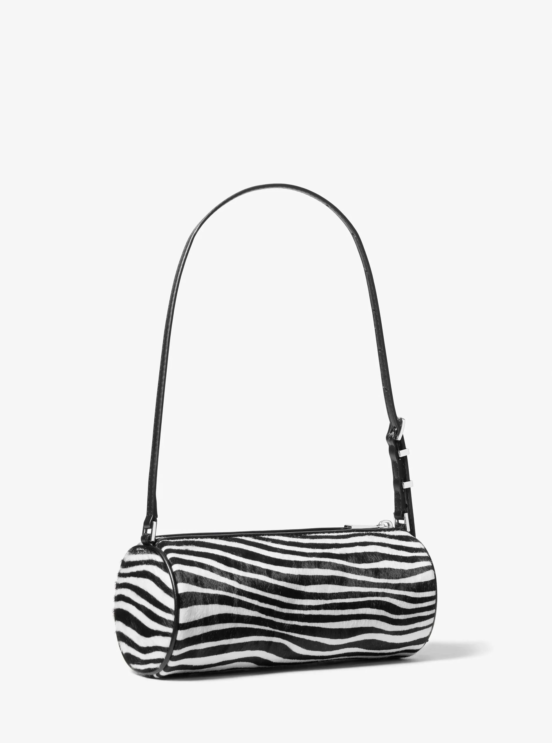 Michael Kors Izzy Small Zebra Print Calf Hair Pochette - Preorder