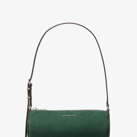 Michael Kors Izzy Small Nubuck Barrel Pochette - Preorder — Moss