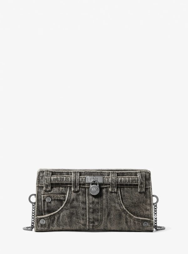Michael Kors Hamilton Extra-Small Washed Denim Convertible Crossbody Bag - Preorder