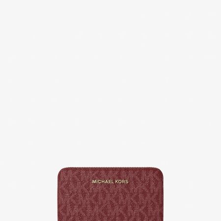 Michael Kors Small Logo Wallet - Preorder — Deep Red
