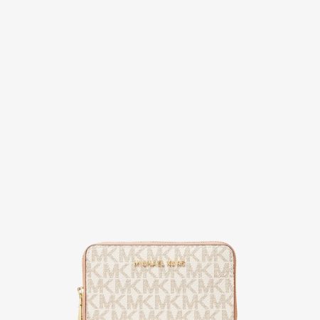 Michael Kors Small Logo Wallet - Preorder — Vanilla Soft Pink