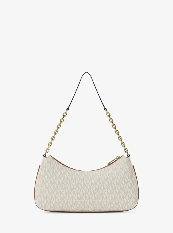 Michael Kors Nolita Medium Signature Logo Chain Pochette - Preorder