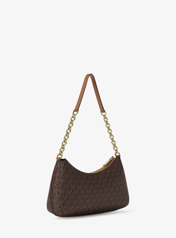 Michael Kors Nolita Medium Signature Logo Chain Pochette - Preorder