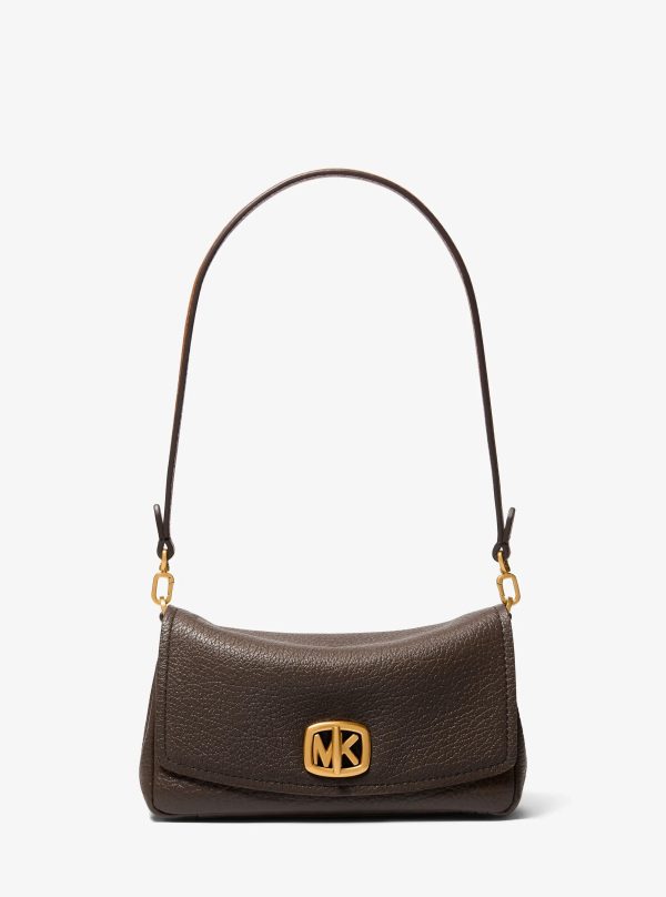 Michael Kors Bryant Small Textured Leather Pochette - Preorder