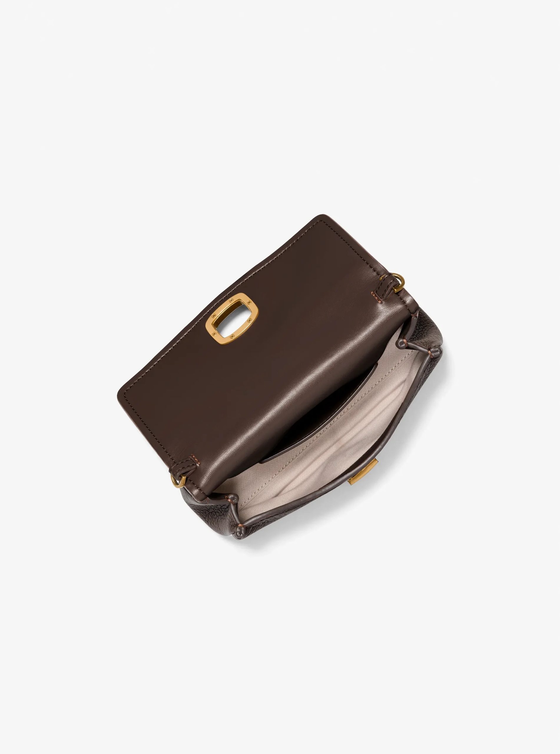Michael Kors Bryant Small Textured Leather Pochette - Preorder