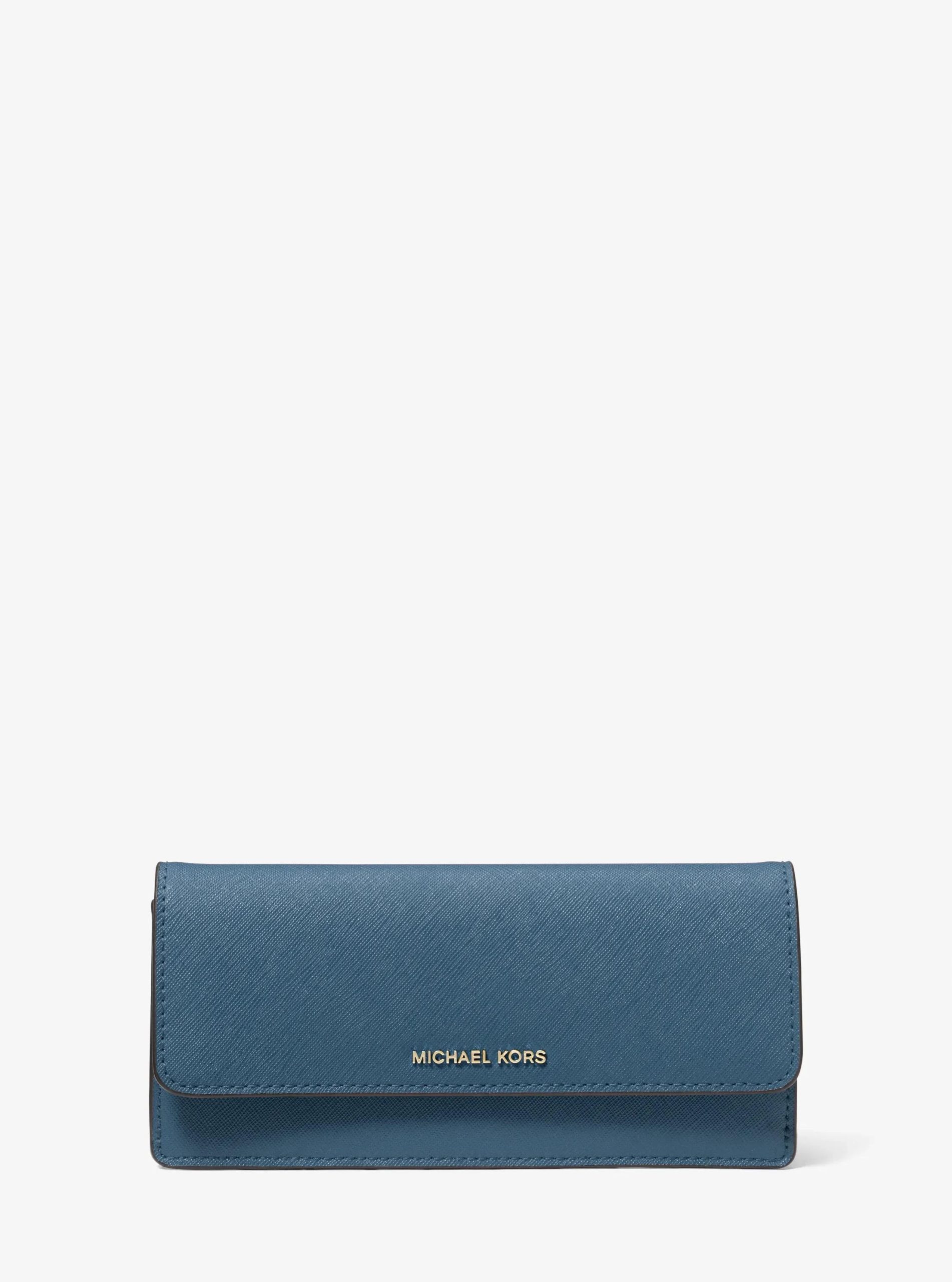 Michael Kors Jet Set Large Saffiano Leather Snap-Front Wallet - Preorder