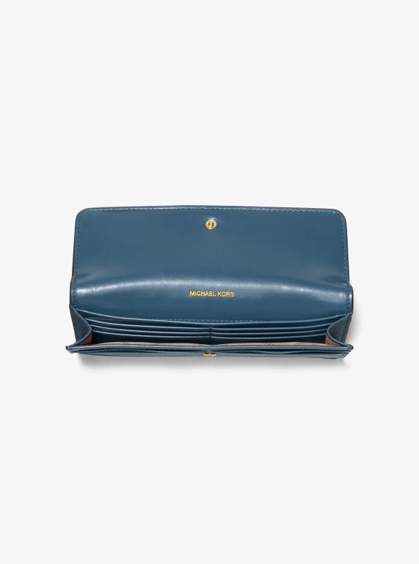 Michael Kors Jet Set Large Saffiano Leather Snap-Front Wallet - Preorder