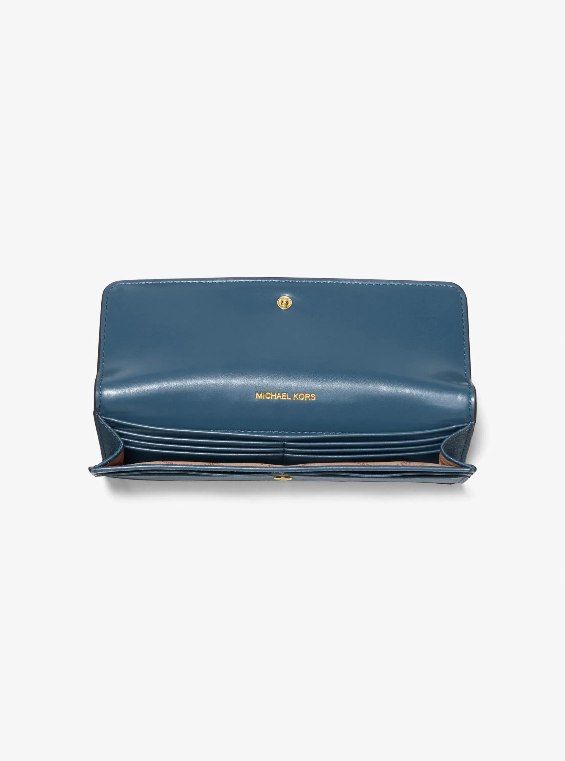 Michael Kors Jet Set Large Saffiano Leather Snap-Front Wallet - Preorder