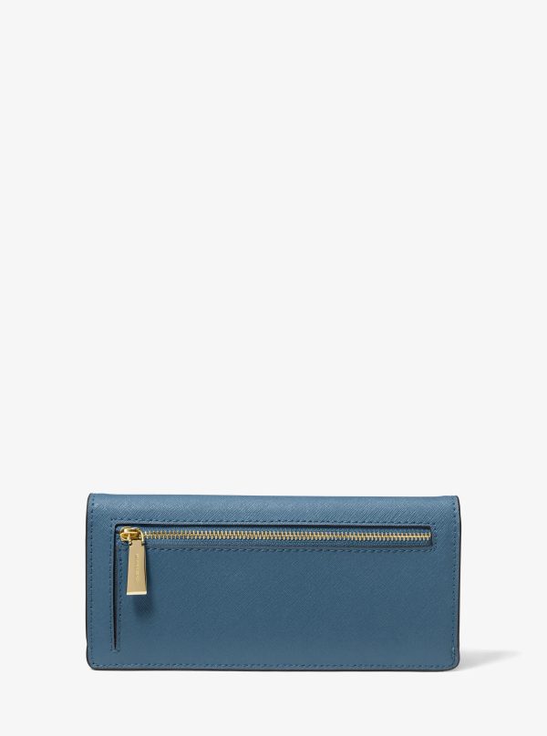 Michael Kors Jet Set Large Saffiano Leather Snap-Front Wallet - Preorder