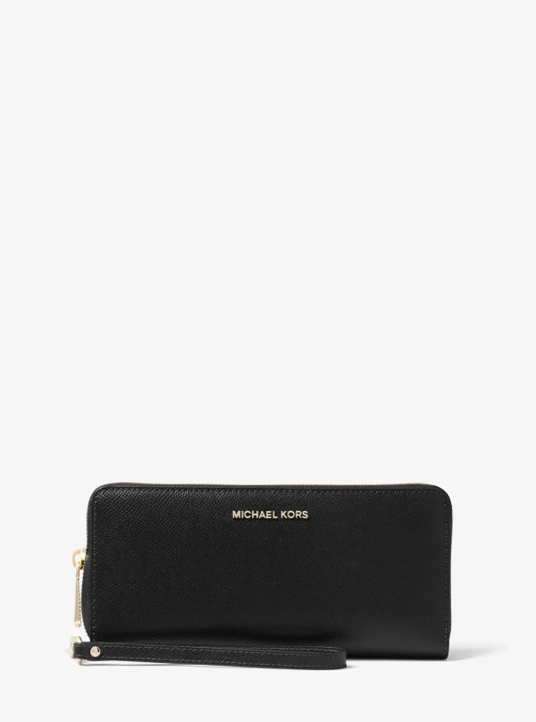 Michael Kors Leather Continental Wristlet - Preorder