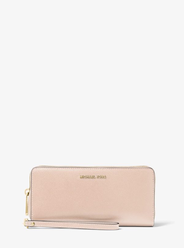 Michael Kors Leather Continental Wristlet - Preorder
