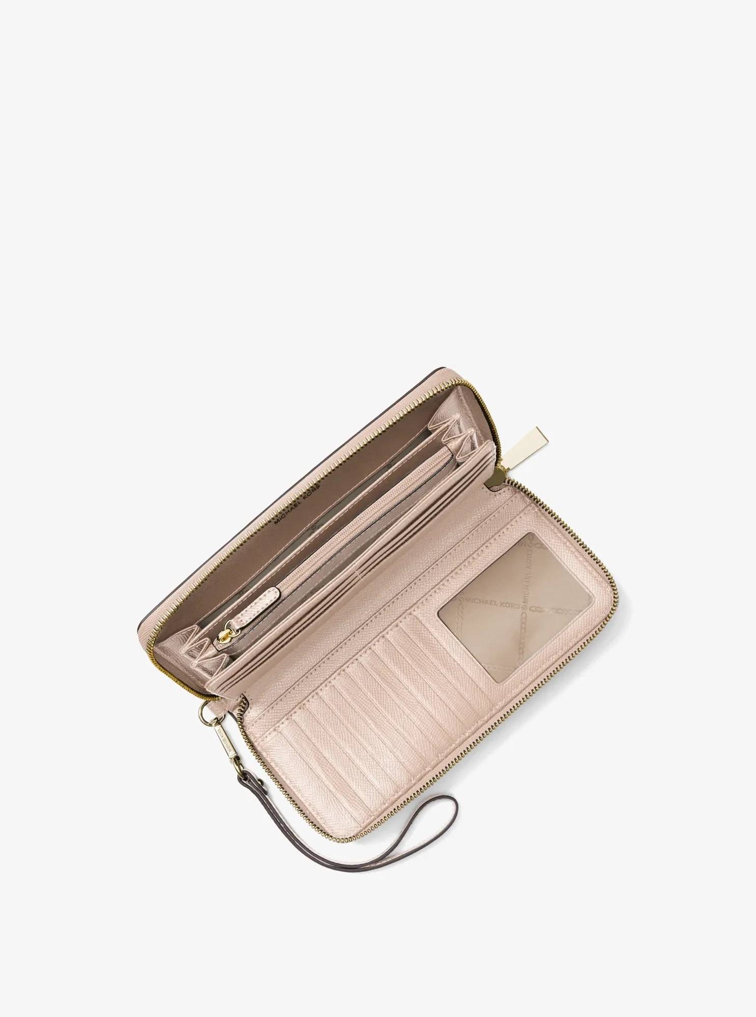 Michael Kors Leather Continental Wristlet - Preorder