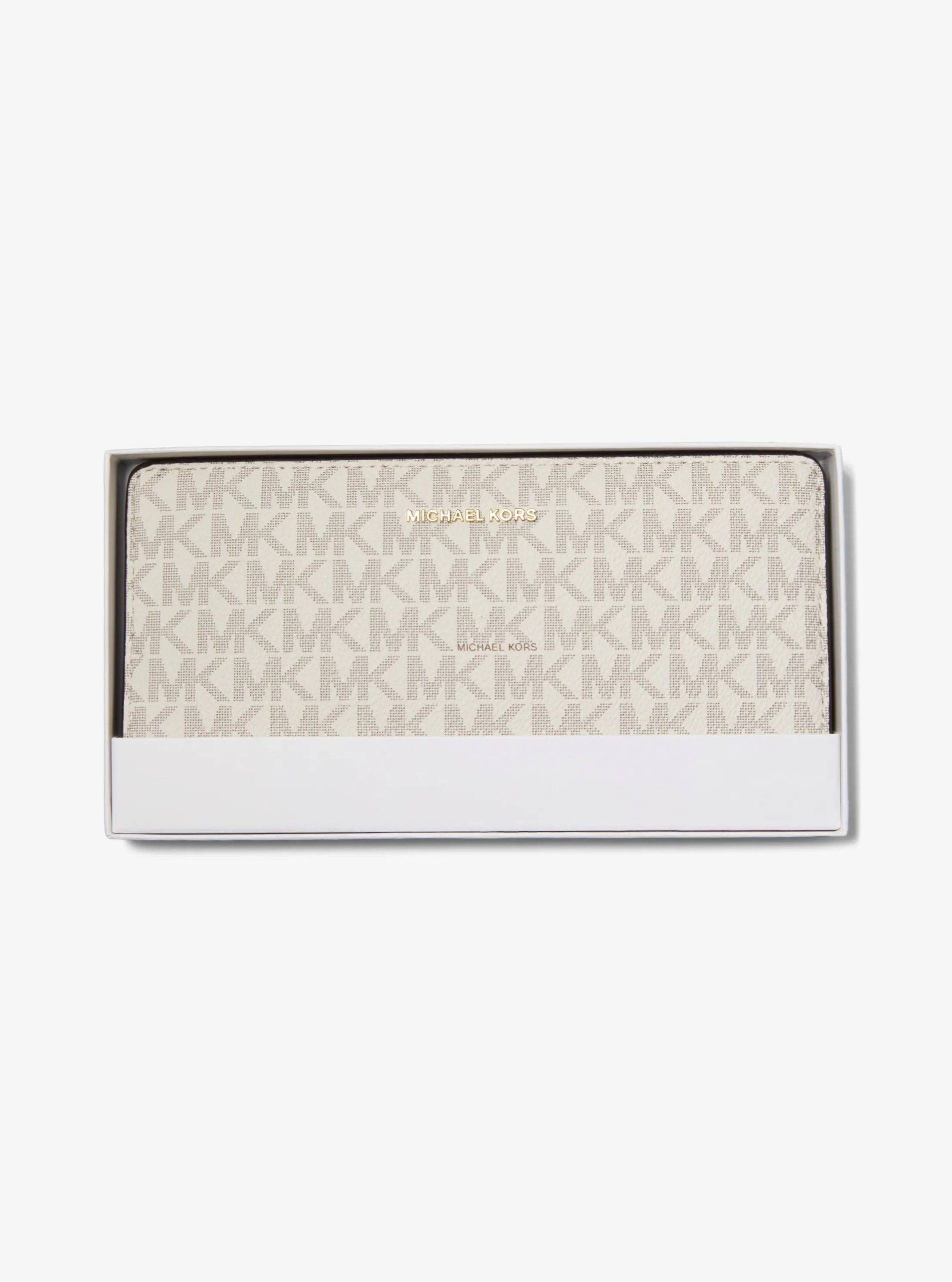Michael Kors Bryant Large Signature Logo Snap-Front Wallet - Preorder