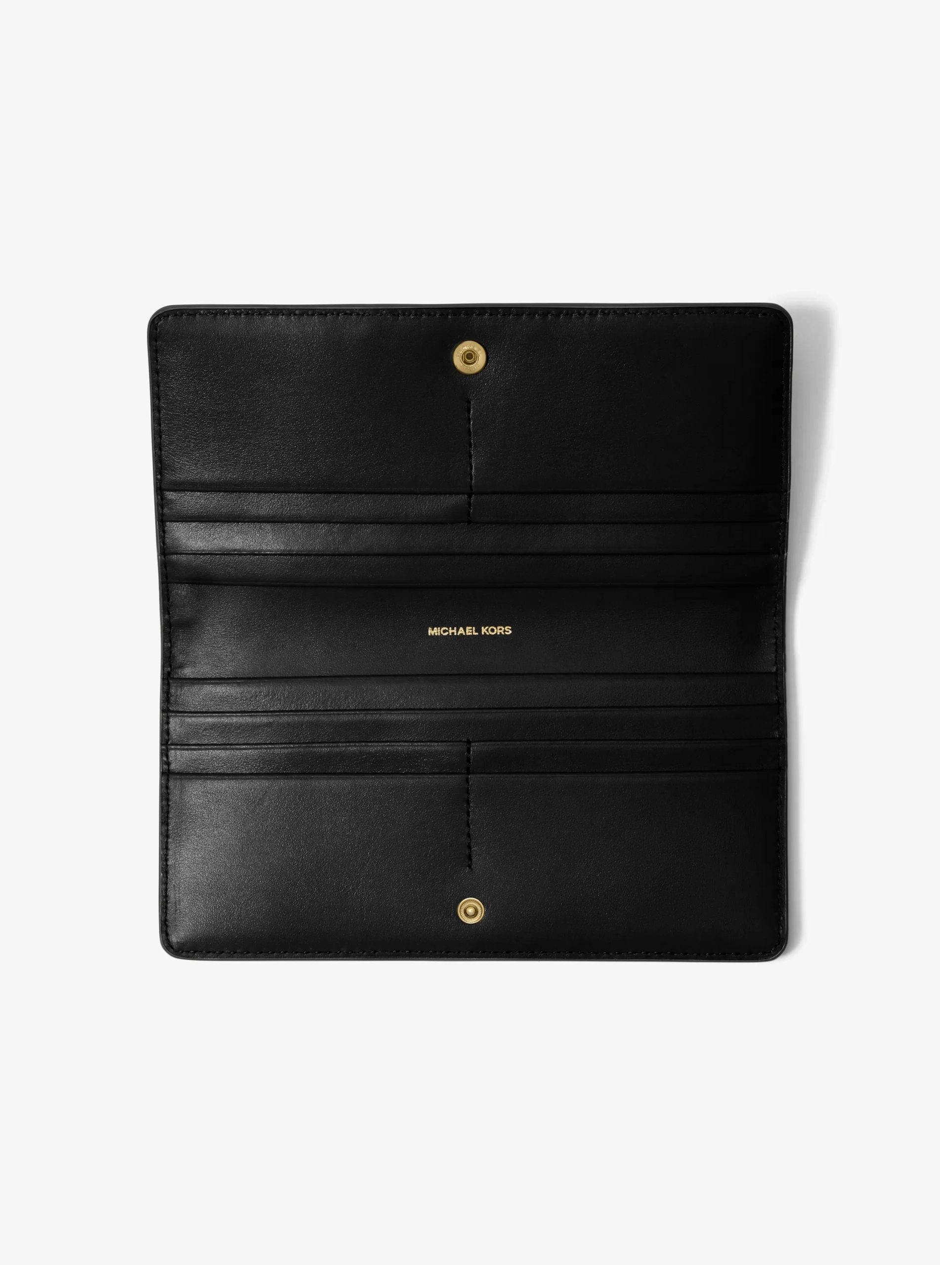 Michael Kors Bryant Large Pebbled Leather Snap-Front Wallet - Preorder