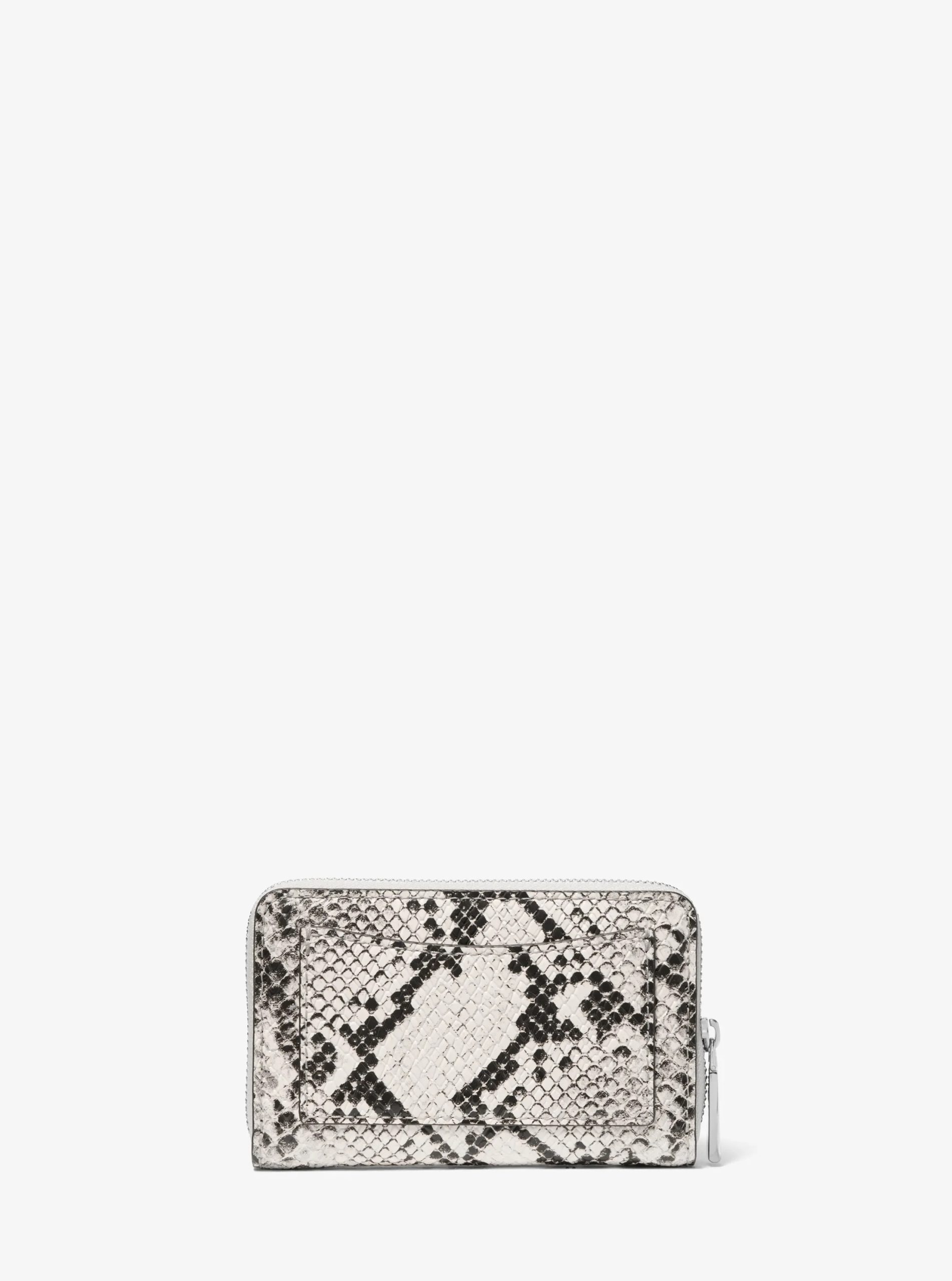 Michael Kors Jet Set Small Snake Embossed Leather Zip-Around Wallet - Preorder - Image 3