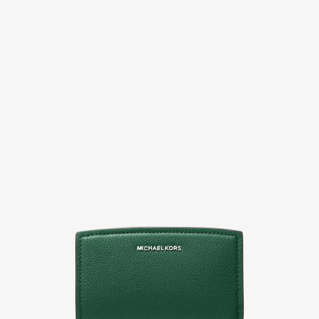 Michael Kors Bryant Medium Pebbled Leather Wallet - Preorder — Moss