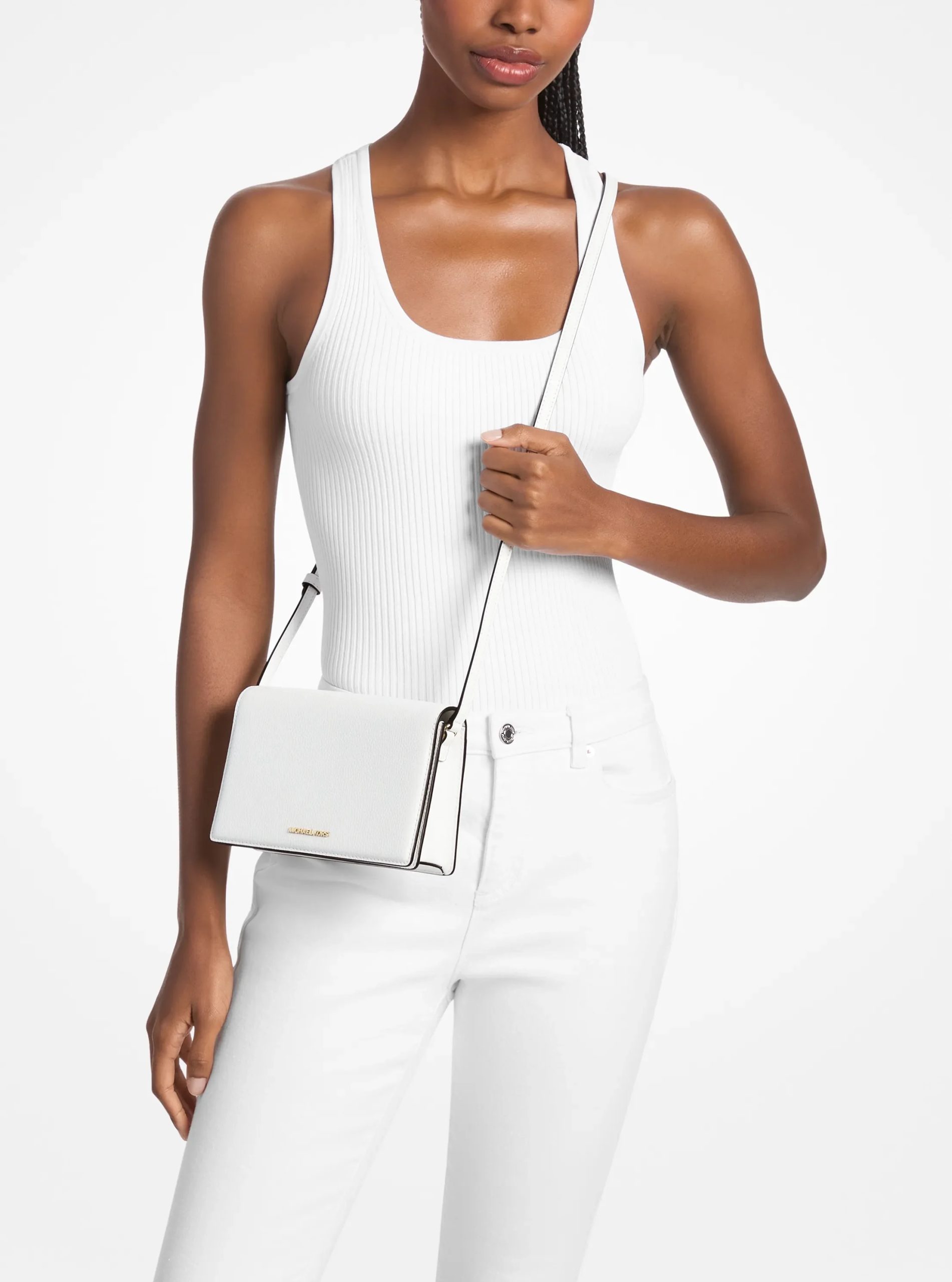 Michael Kors Marlowe Medium Leather Crossbody Bag - Preorder