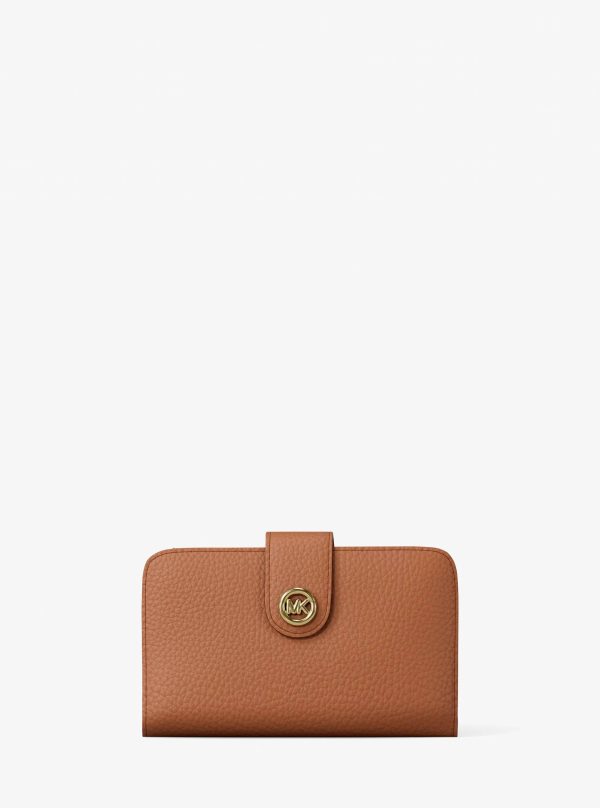 Michael Kors MK Pop Charm Medium Pebbled Leather Wallet - Preorder