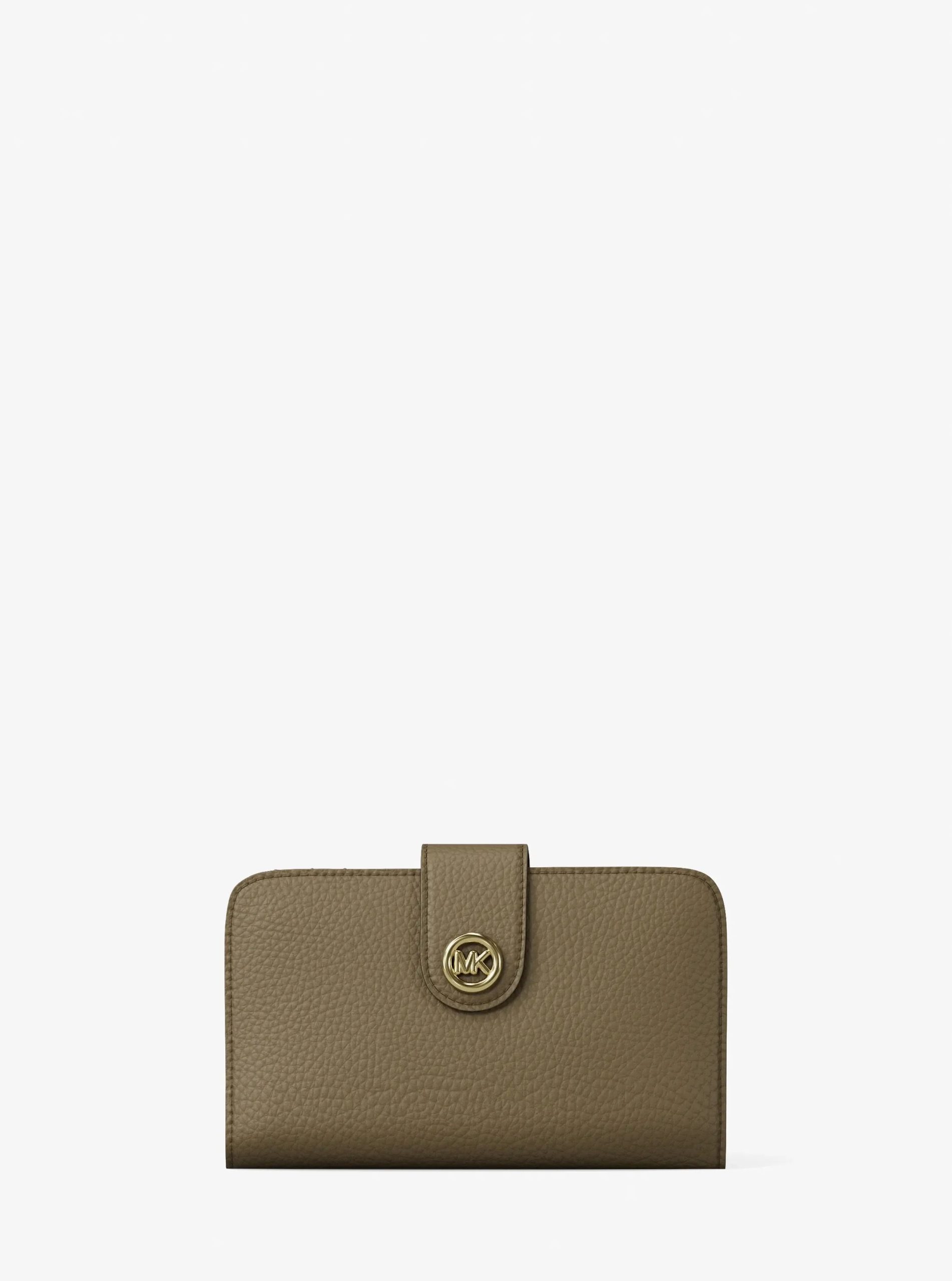 Michael Kors MK Pop Charm Medium Pebbled Leather Wallet - Preorder