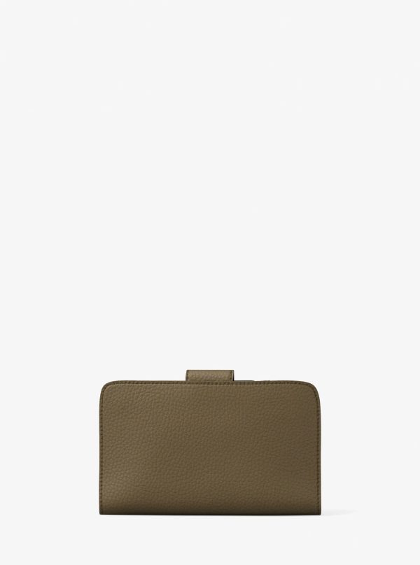 Michael Kors MK Pop Charm Medium Pebbled Leather Wallet - Preorder