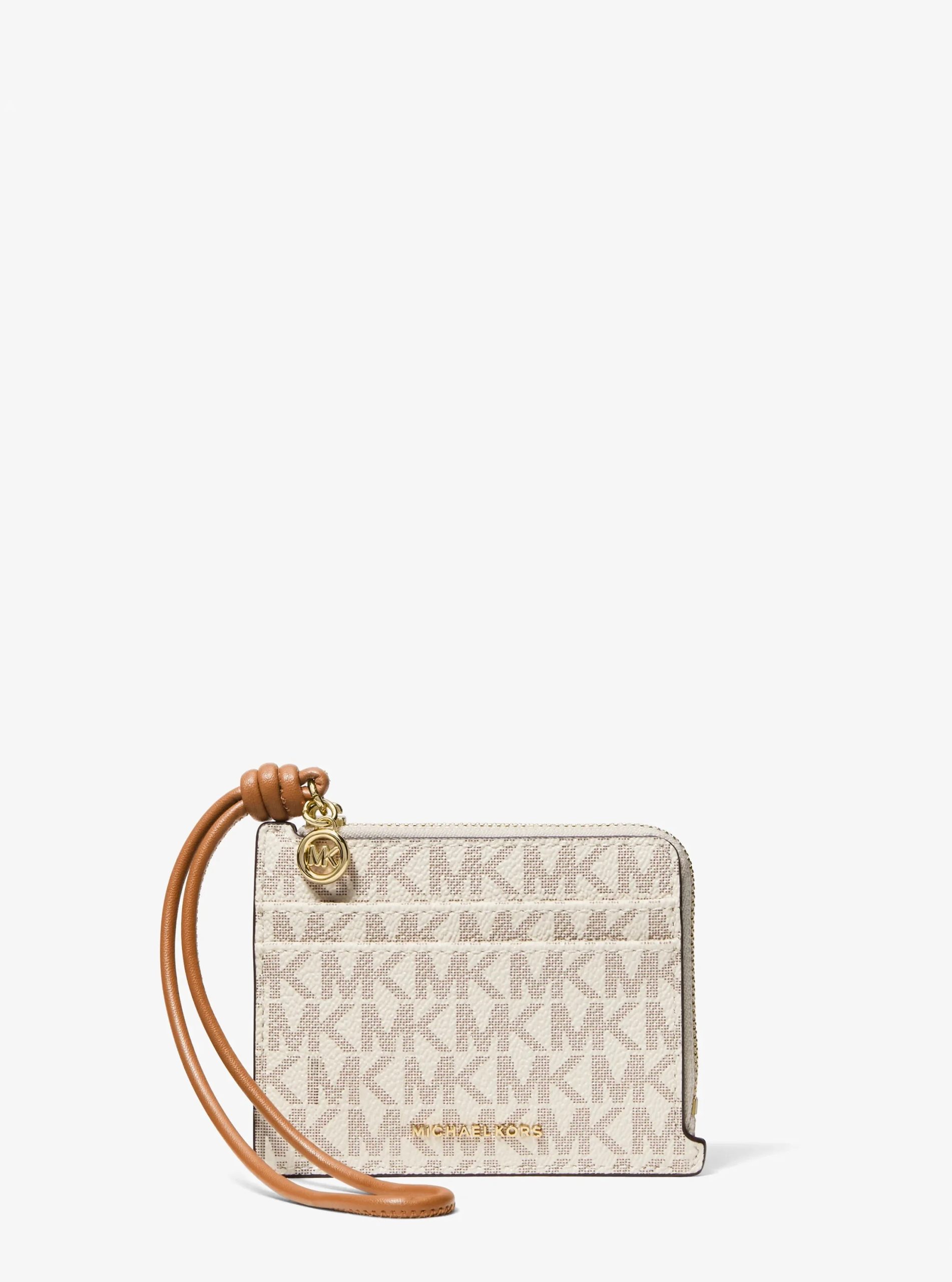 Michael Kors Jet Set Small Signature Logo Card Case Wristlet - Preorder