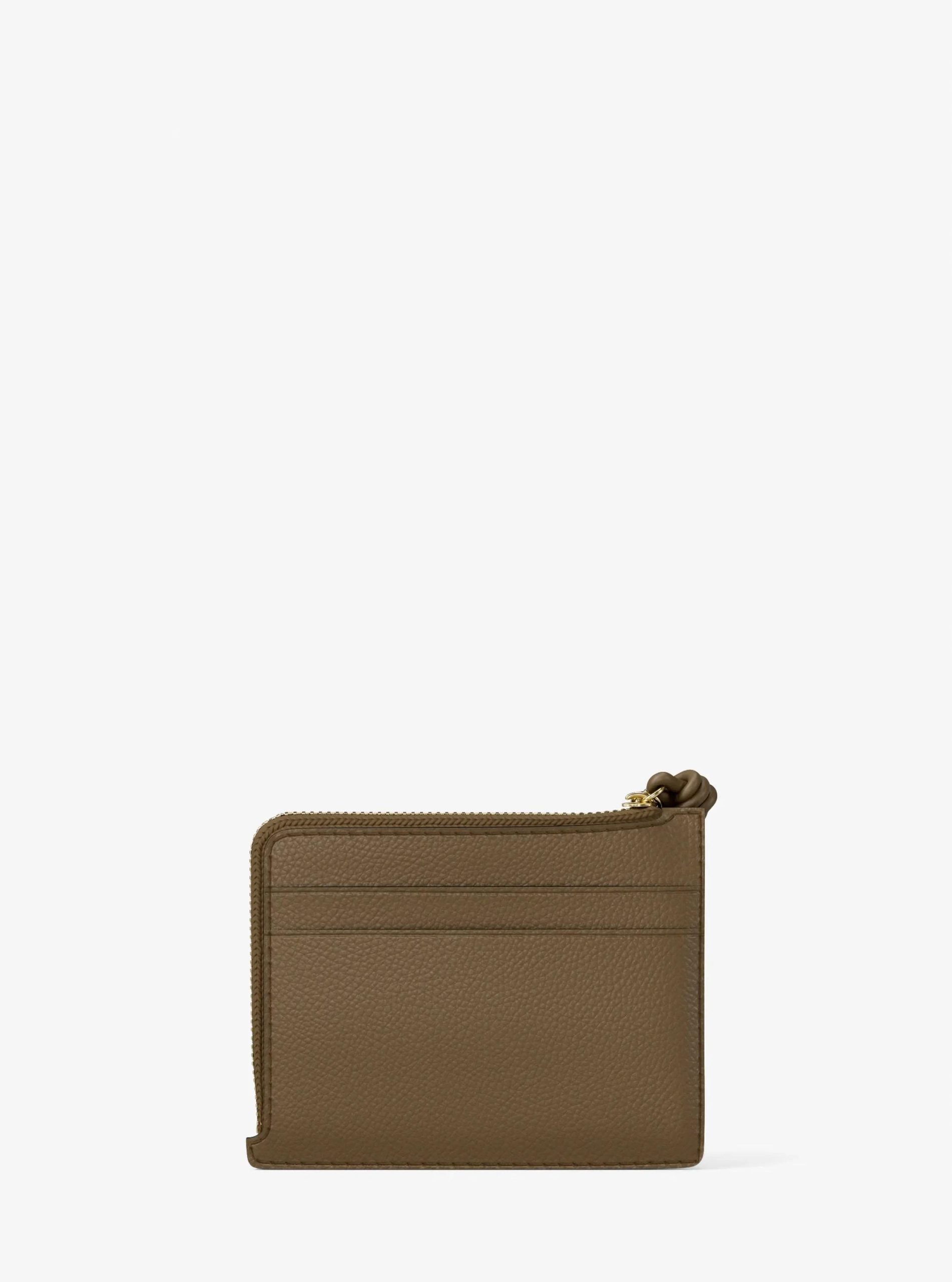 Michael Kors Jet Set Small Pebbled Leather Card Case Wristlet - Preorder