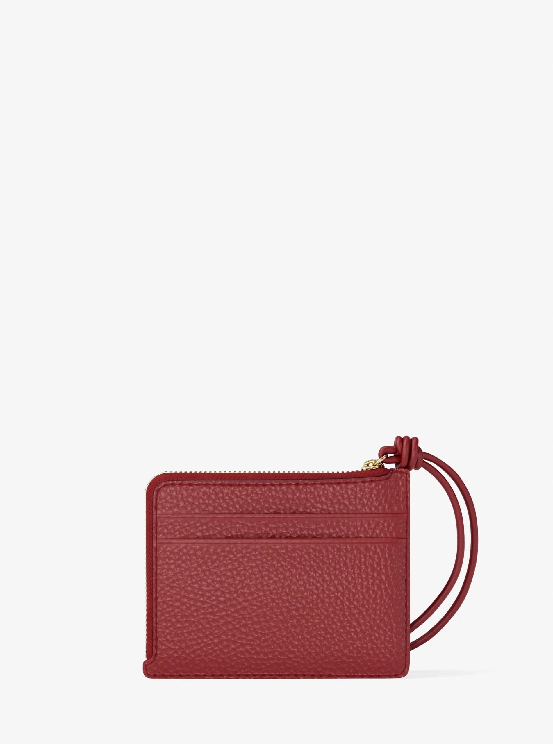 Michael Kors Jet Set Small Pebbled Leather Card Case Wristlet - Preorder