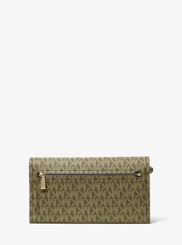 Michael Kors Jet Set Medium Signature Logo Convertible Wristlet - Preorder