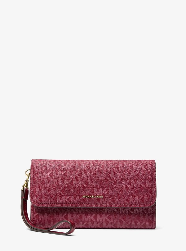 Michael Kors Jet Set Medium Signature Logo Convertible Wristlet - Preorder
