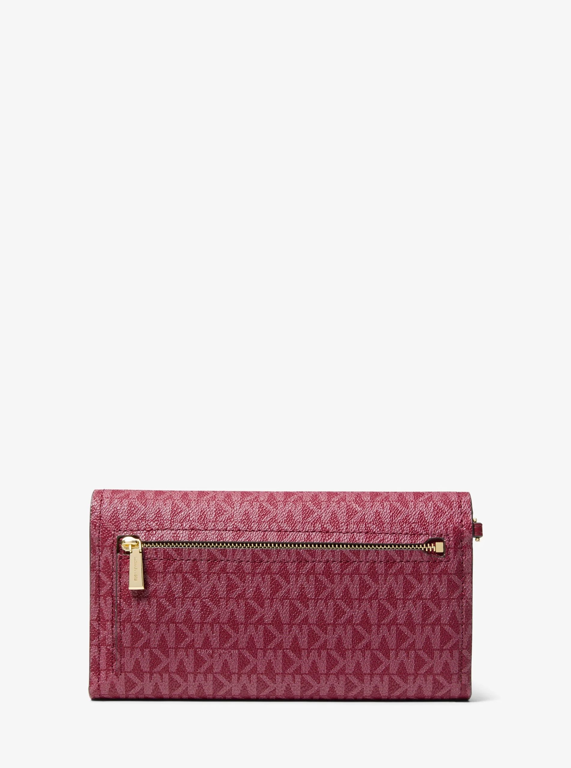 Michael Kors Jet Set Medium Signature Logo Convertible Wristlet - Preorder