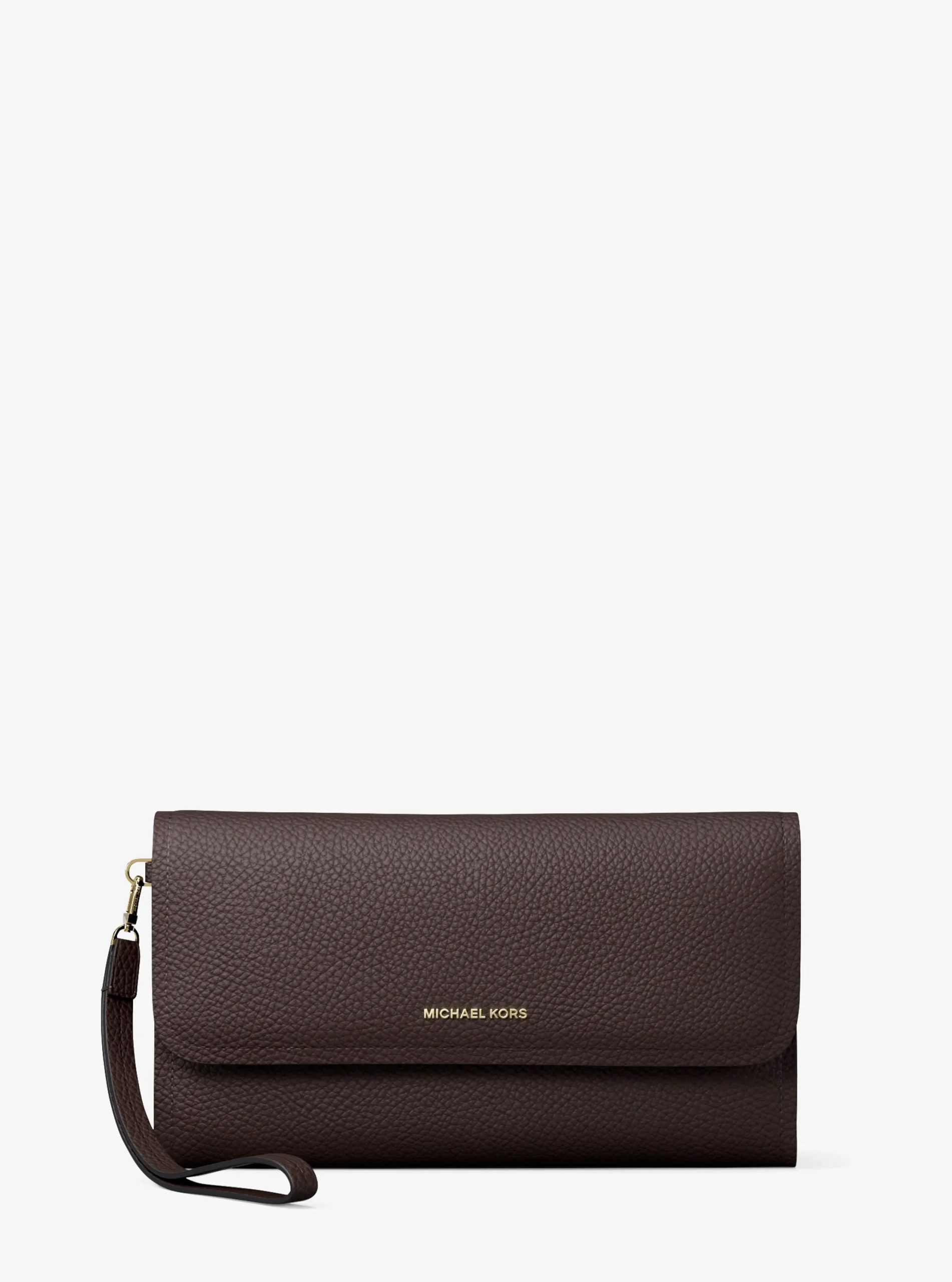 Michael Kors Jet Set Medium Pebbled Leather Smartphone Wristlet - Preorder