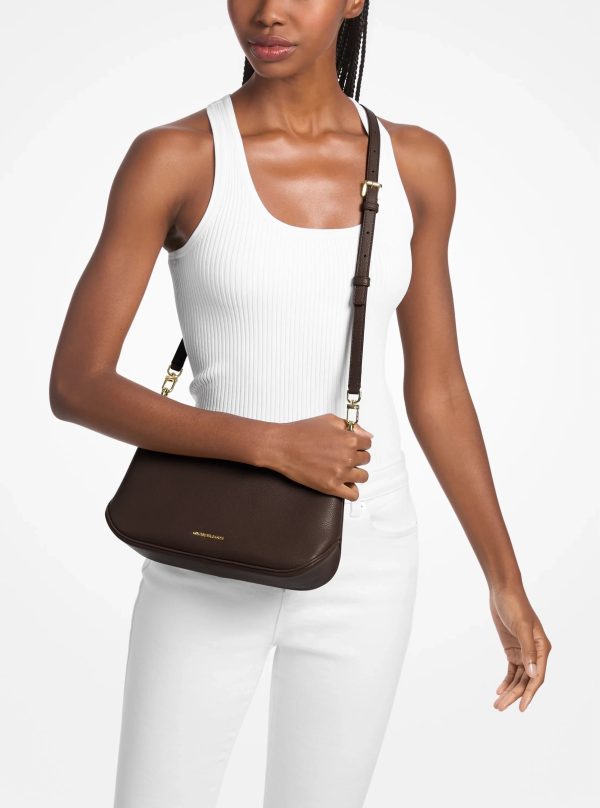 Michael Kors Jet Set Medium Leather Crossbody Bag - Preorder