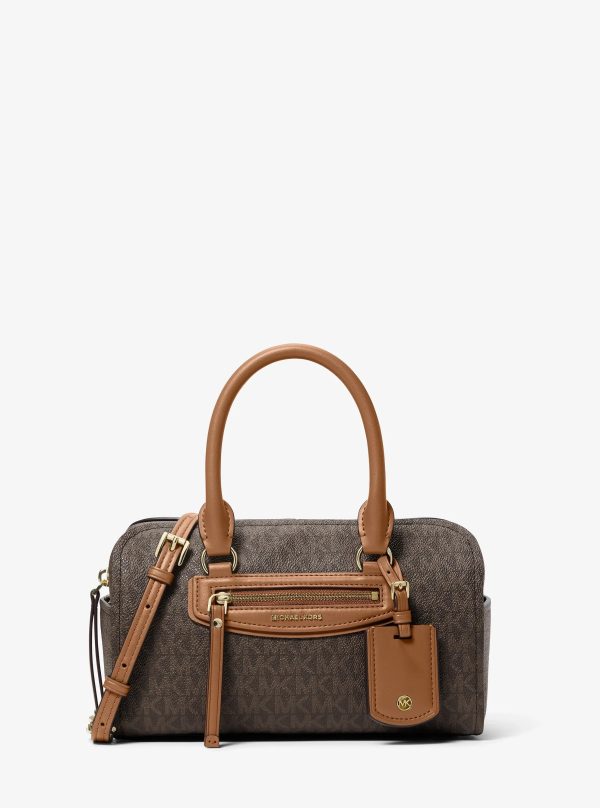 Michael Kors Jet Set Travel Extra-Small Signature Logo Duffel Crossbody Bag - Preorder