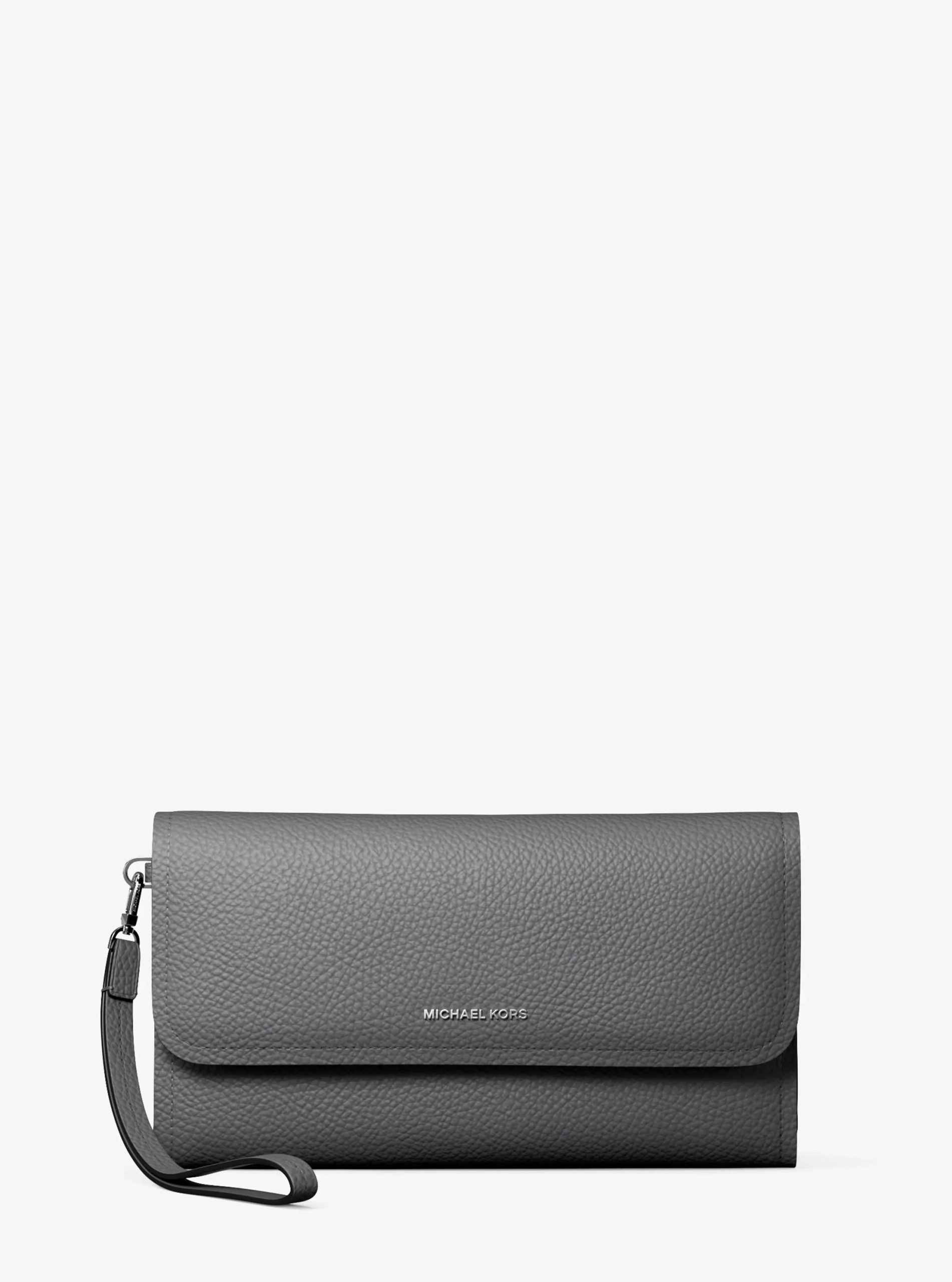Michael Kors Jet Set Medium Pebbled Leather Convertible Wristlet - Preorder