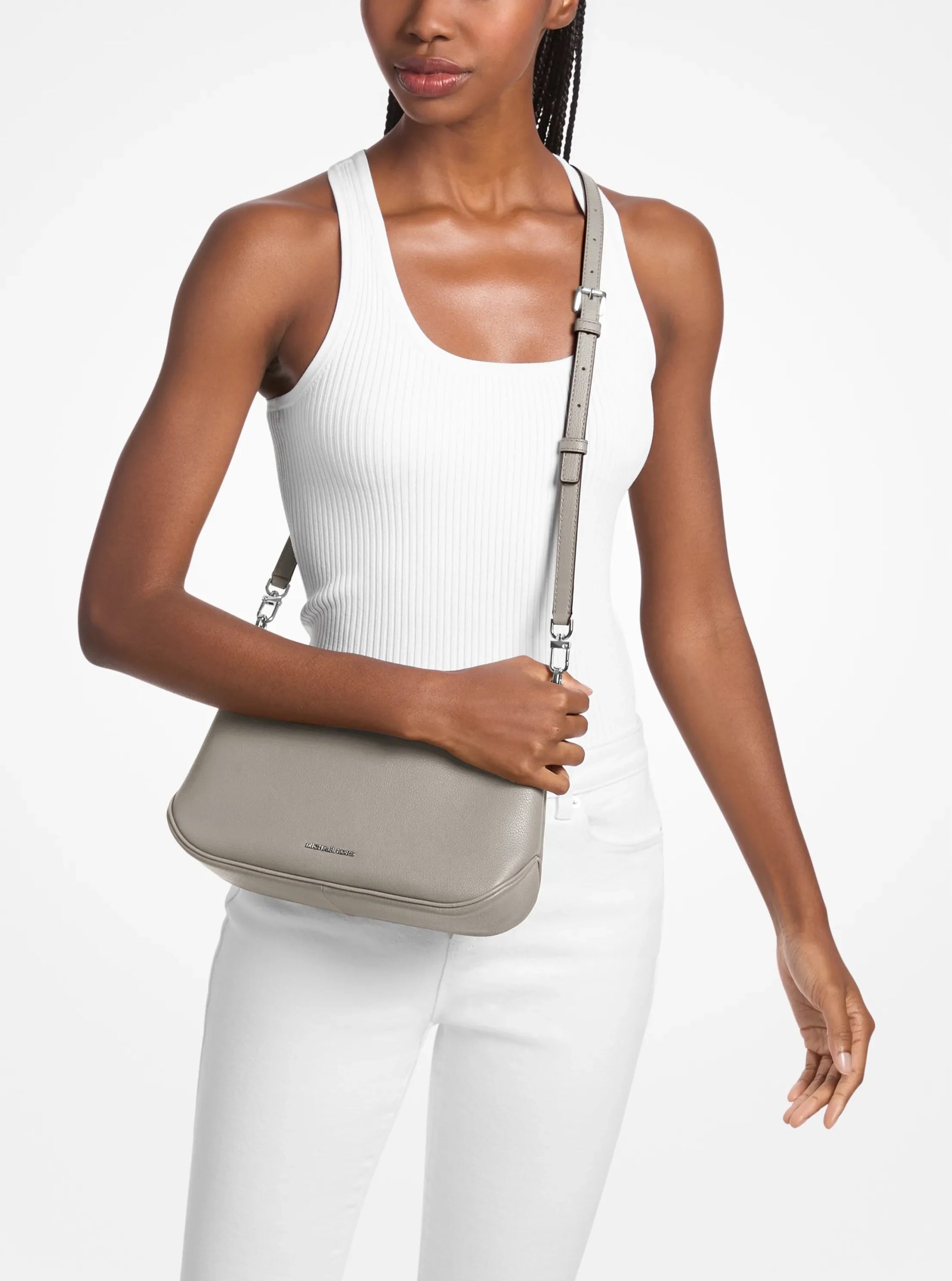 Michael Kors Jet Set Medium Leather Crossbody Bag - Preorder - Image 33