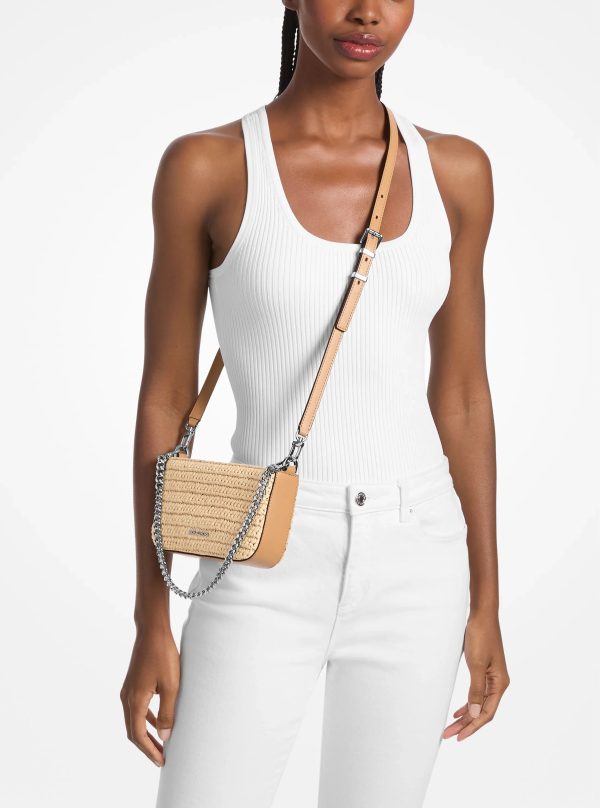 Michael Kors Bryant Small Crocheted Convertible Crossbody Pochette - Preorder