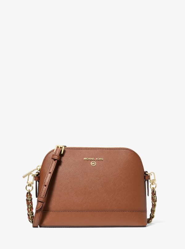 Michael Kors Large Saffiano Leather Dome Crossbody Bag - Preorder