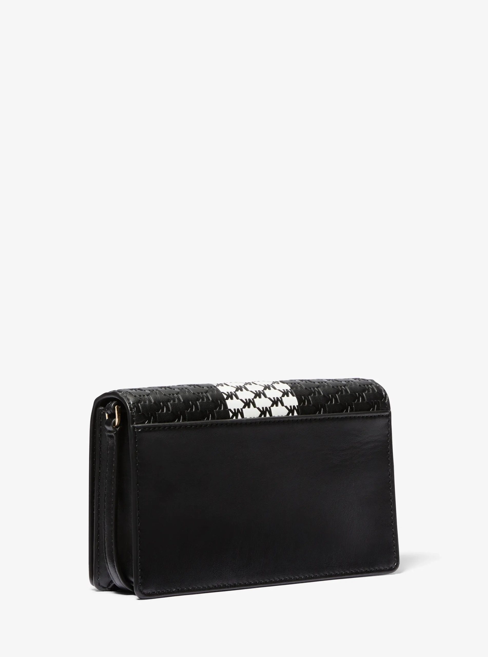 Michael Kors Jet Set Medium Logo Embossed Leather Crossbody Bag - Preorder