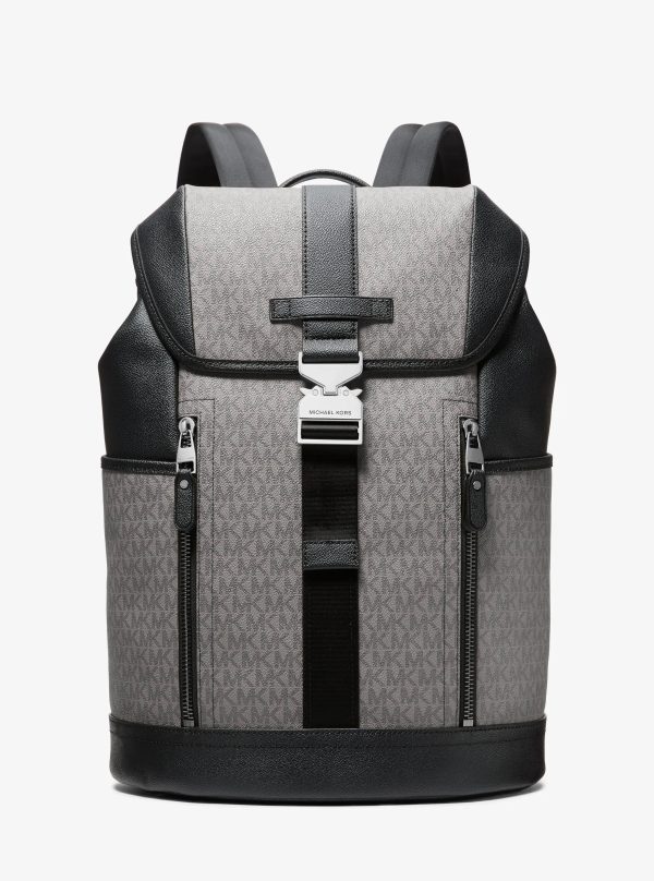 Michael Kors Hudson Signature Logo Aviator Backpack - Preorder