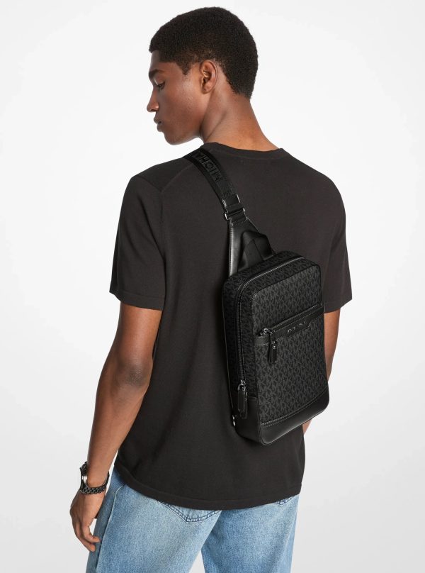Michael Kors Hudson Signature Logo Travel Sling Pack - Preorder