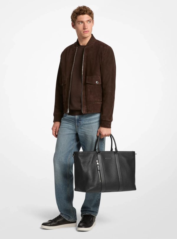 Michael Kors Hudson Pebbled Leather Tote Bag - Preorder