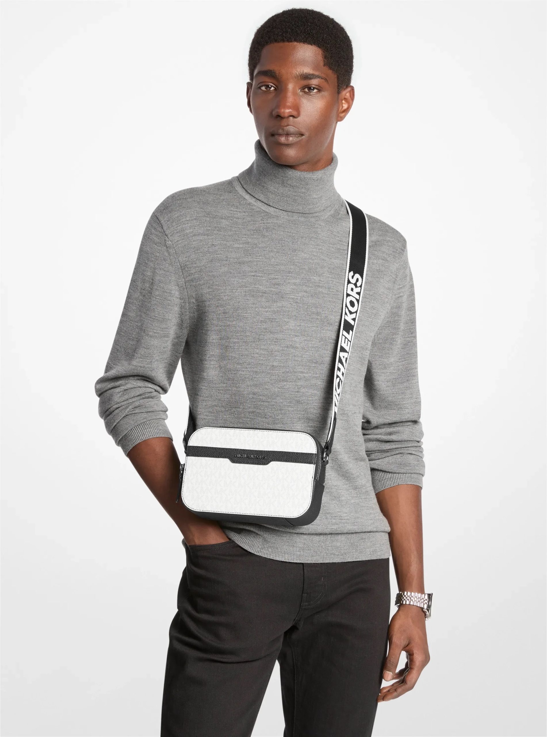 Michael Kors Hudson Signature Logo Camera Crossbody Bag - Preorder
