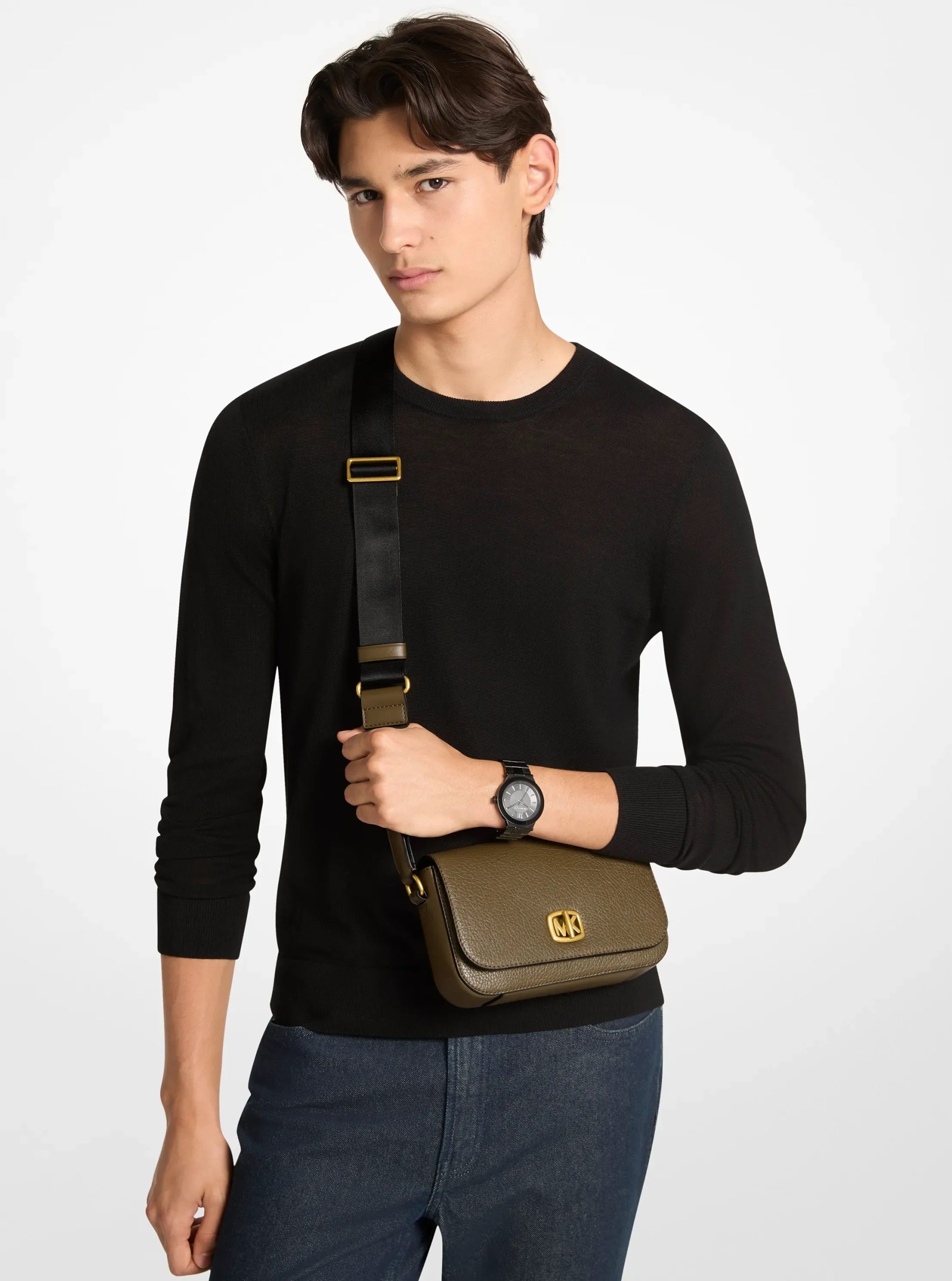 Michael Kors Bryant Small Leather Crossbody Bag - Preorder